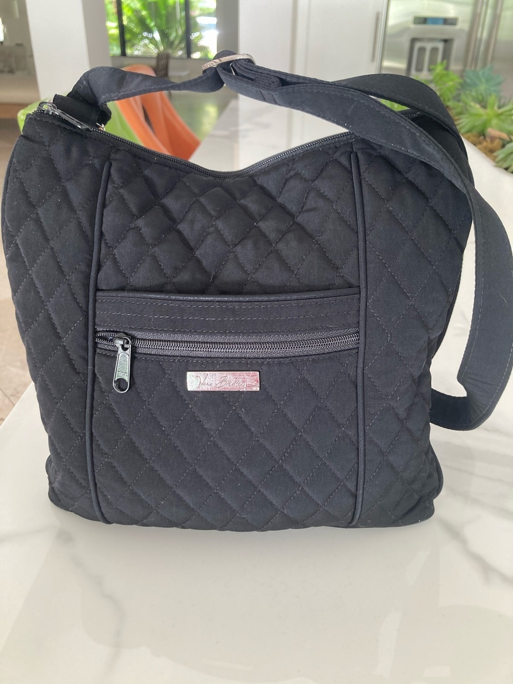 Vera Bradley Black Quilted Shoulder Crossbody